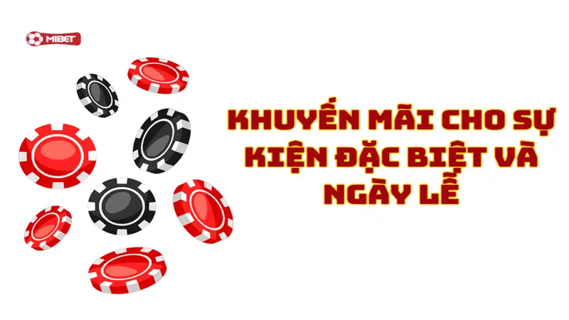 Khuyến mãi cho sự kiện đặc biệt và ngày lễ