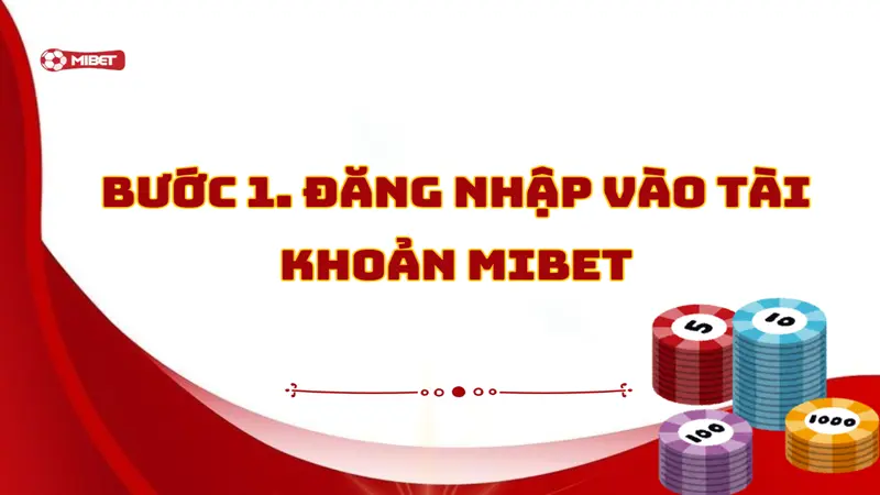 Đăng nhập vào tài khoản Mibet