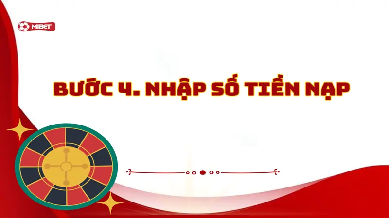 Nhập số tiền nạp